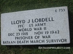 Lobdell headstone